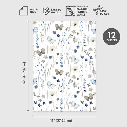 Eco-Friendly Peel and Stick Wallpaper Sheets 11” x 16” – Magic Whimsy