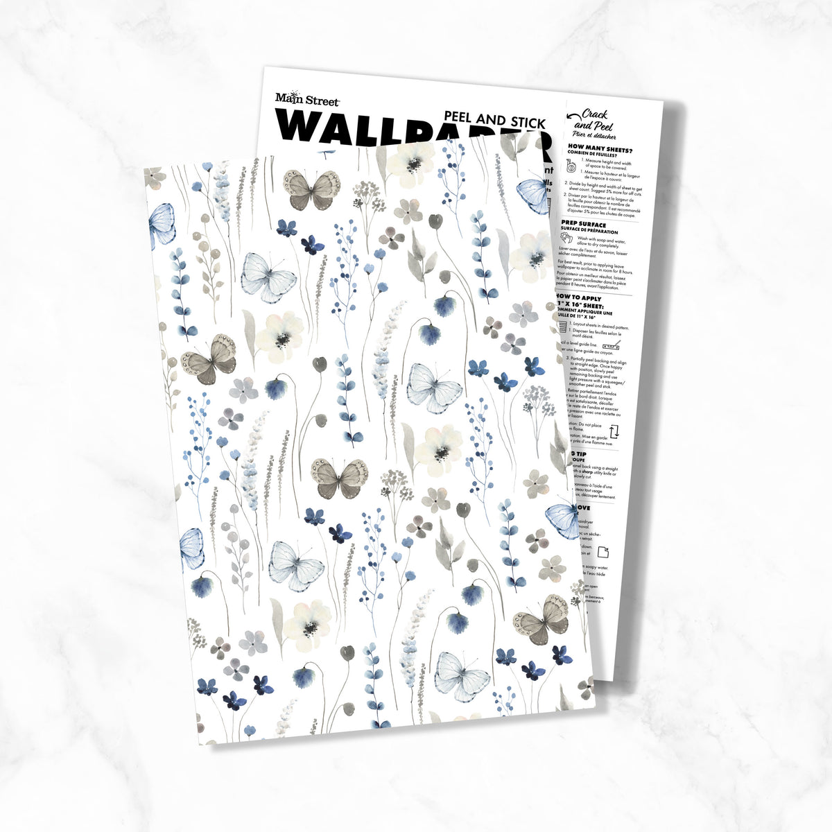 Magic Notes Whimsy Image Magic Whimsy Peel & Stick Wallpaper Sheets – 12 Pack – Main Street