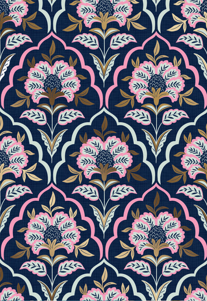 Peel and Stick Wallpaper Sheets – Modern Art Deco Design