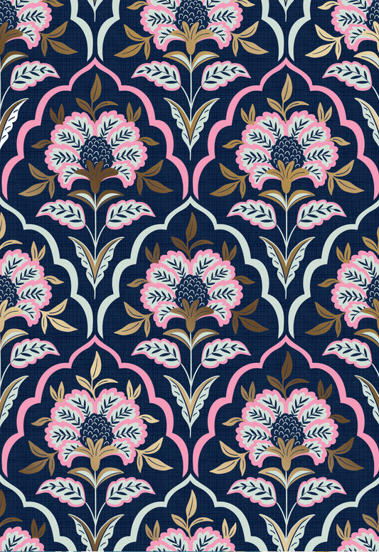 Peel and Stick Wallpaper Sheets – Modern Art Deco Design