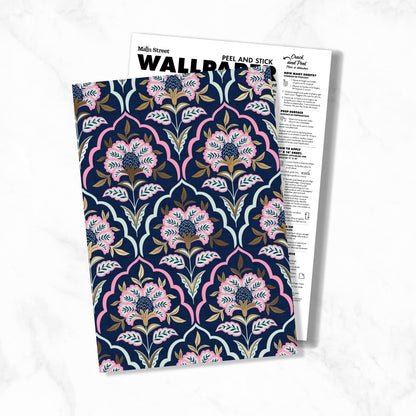 Peel and Stick Wallpaper Sheets – Modern Art Deco Design