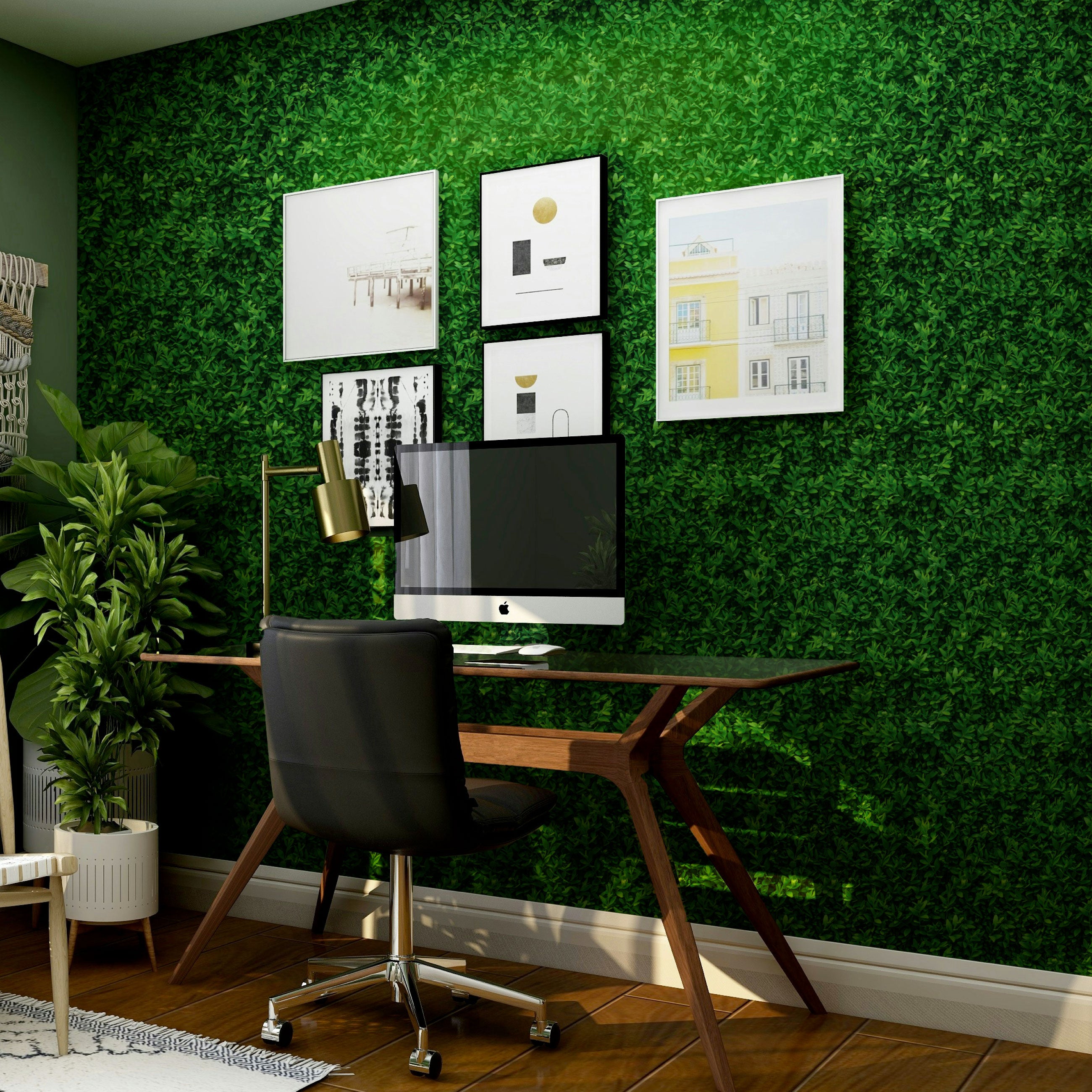 Plant Wall Peel & Stick Wallpaper Sheets – 12 Pack
