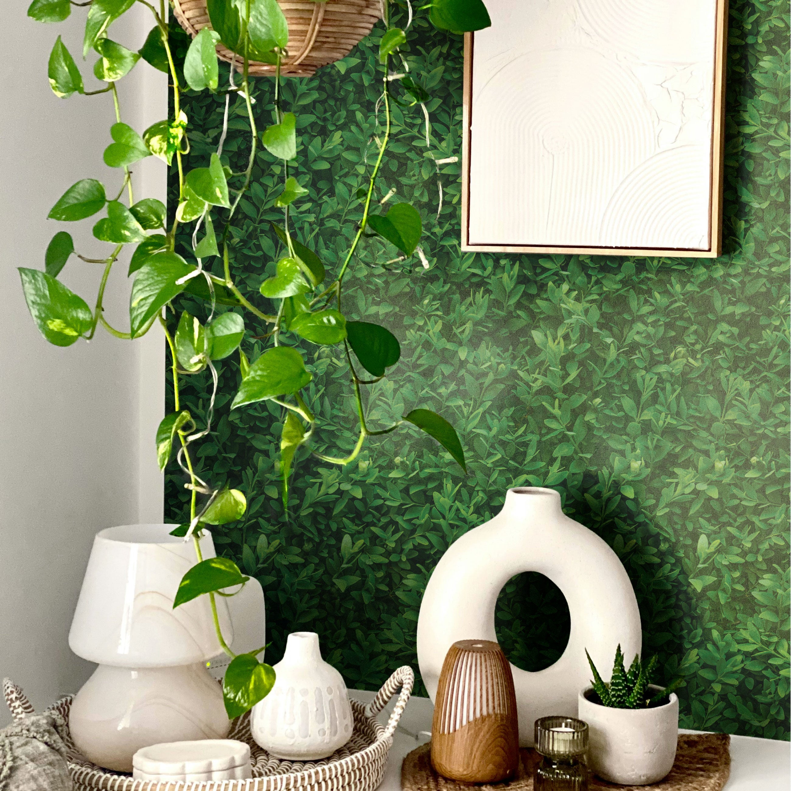 Plant Wall Peel & Stick Wallpaper Sheets – 12 Pack