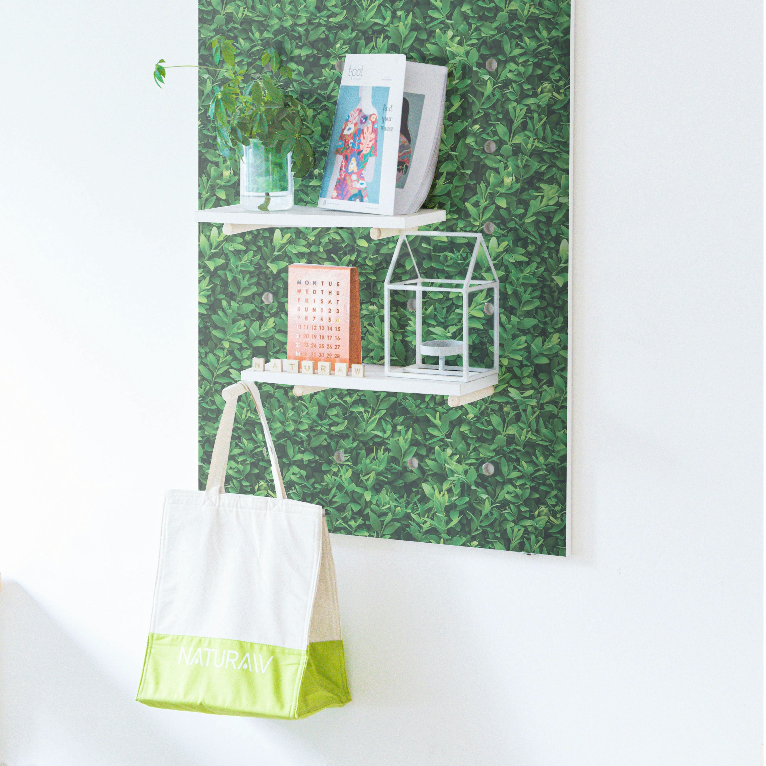 Plant Wall Peel & Stick Wallpaper Sheets – 12 Pack