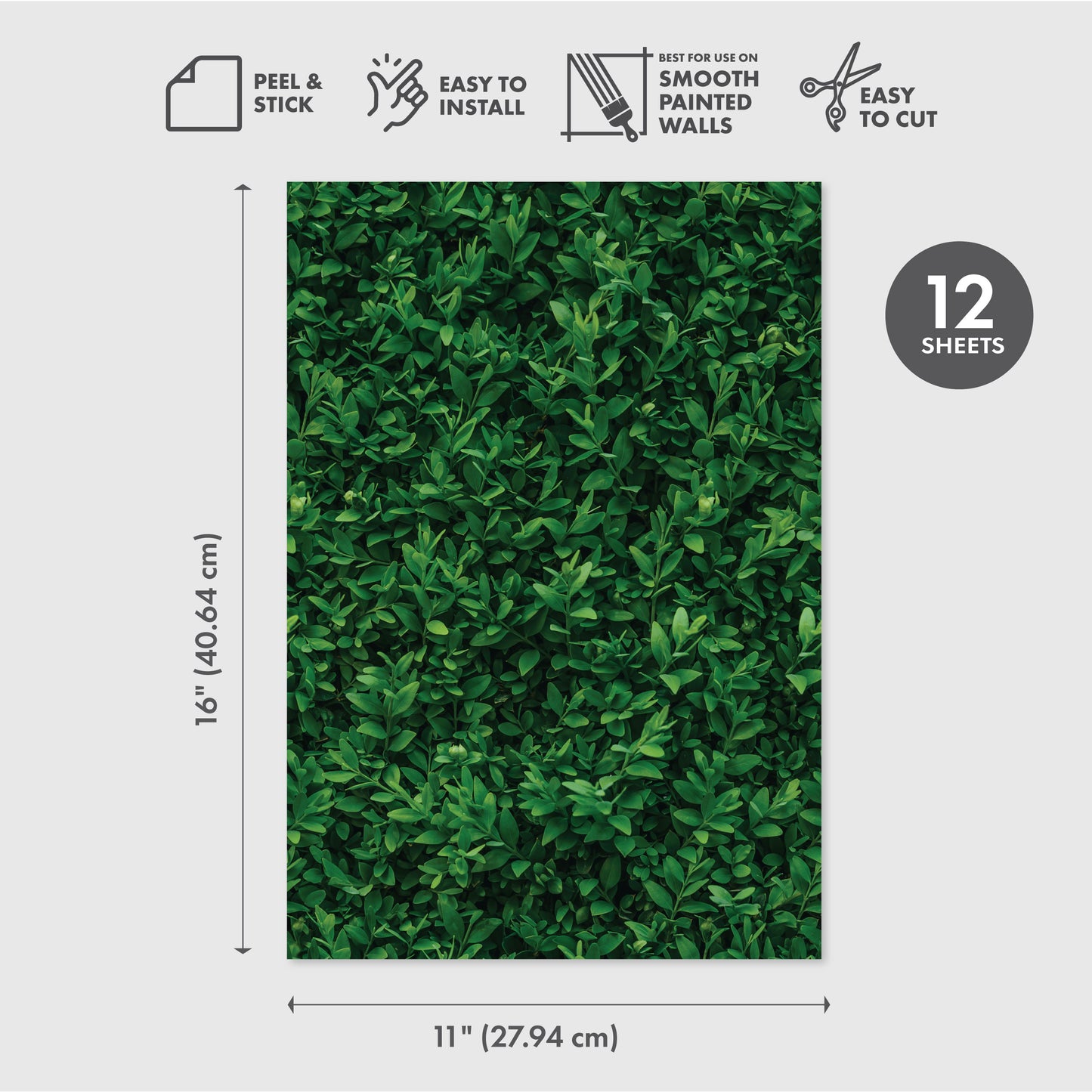 Peel and Stick Wallpaper Sheets – Plant Wall Design