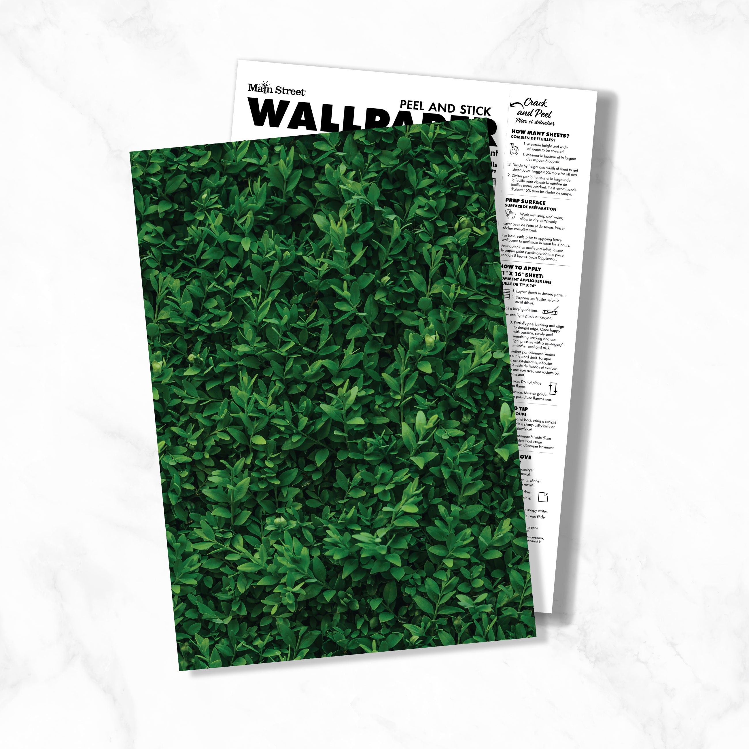 Plant Wall Peel & Stick Wallpaper Sheets – 12 Pack