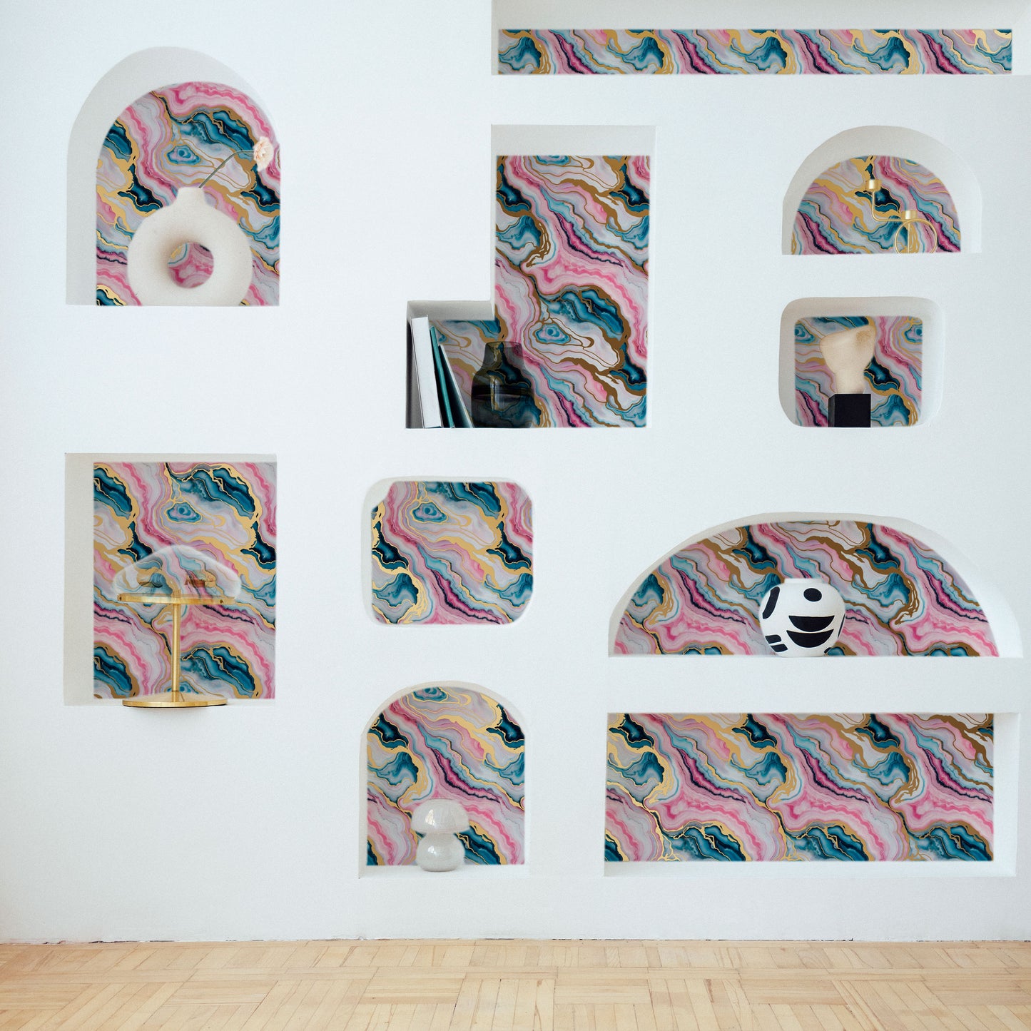 Eco-Friendly Peel and Stick Wallpaper Sheets 11” x 16” – Plot Twist