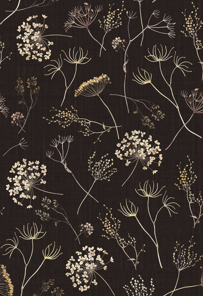 Peel and Stick Wallpaper Sheets – Queen Anne's Lace Design