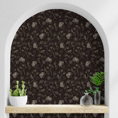 Peel and Stick Wallpaper Sheets – Queen Anne's Lace Design