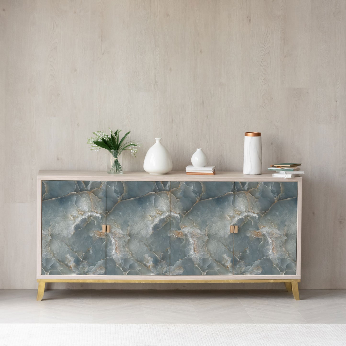 Eco-Friendly Peel and Stick Wallpaper Sheets 11” x 16” – Rock Star