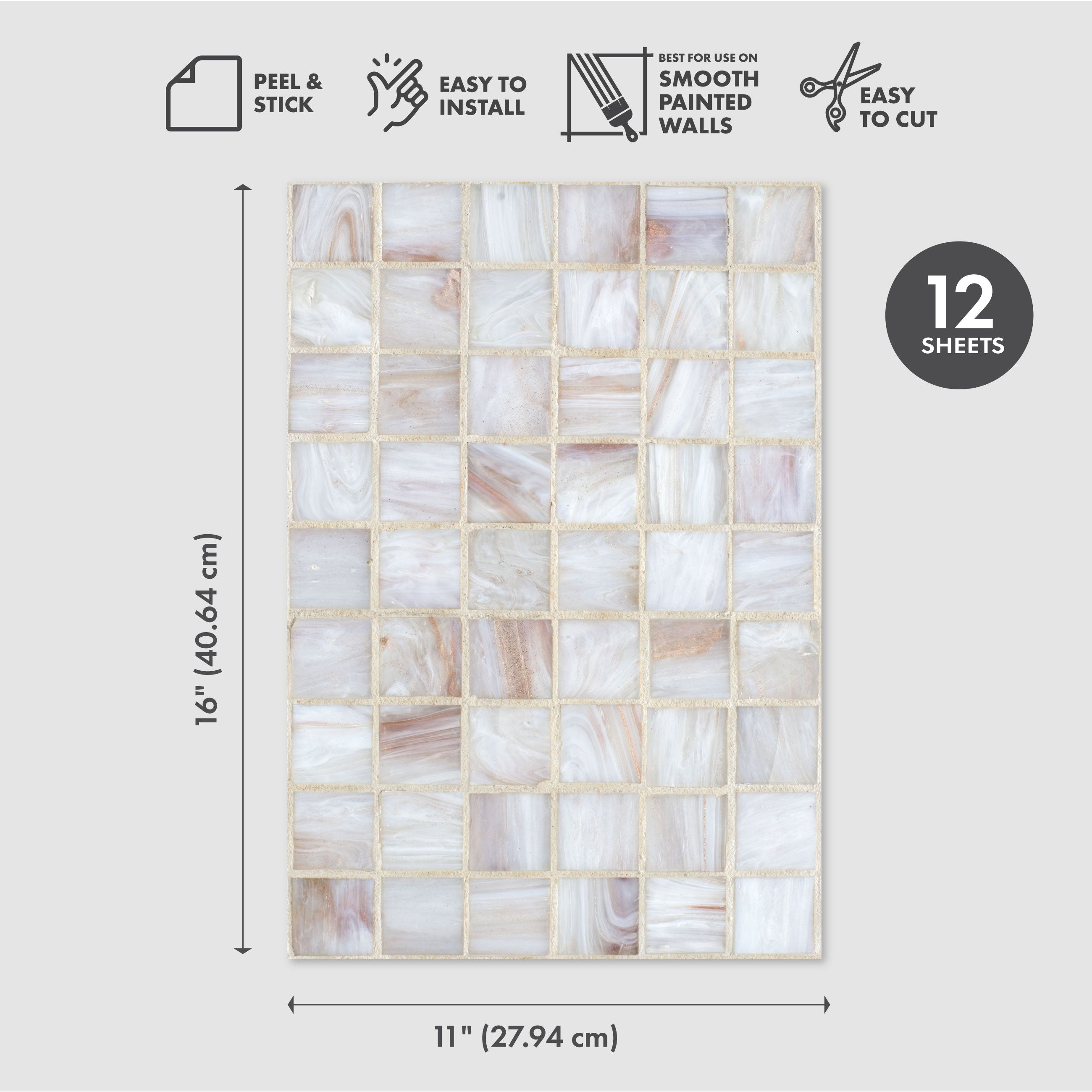 Scene Stealer Peel & Stick Wallpaper Sheets – 12 Pack
