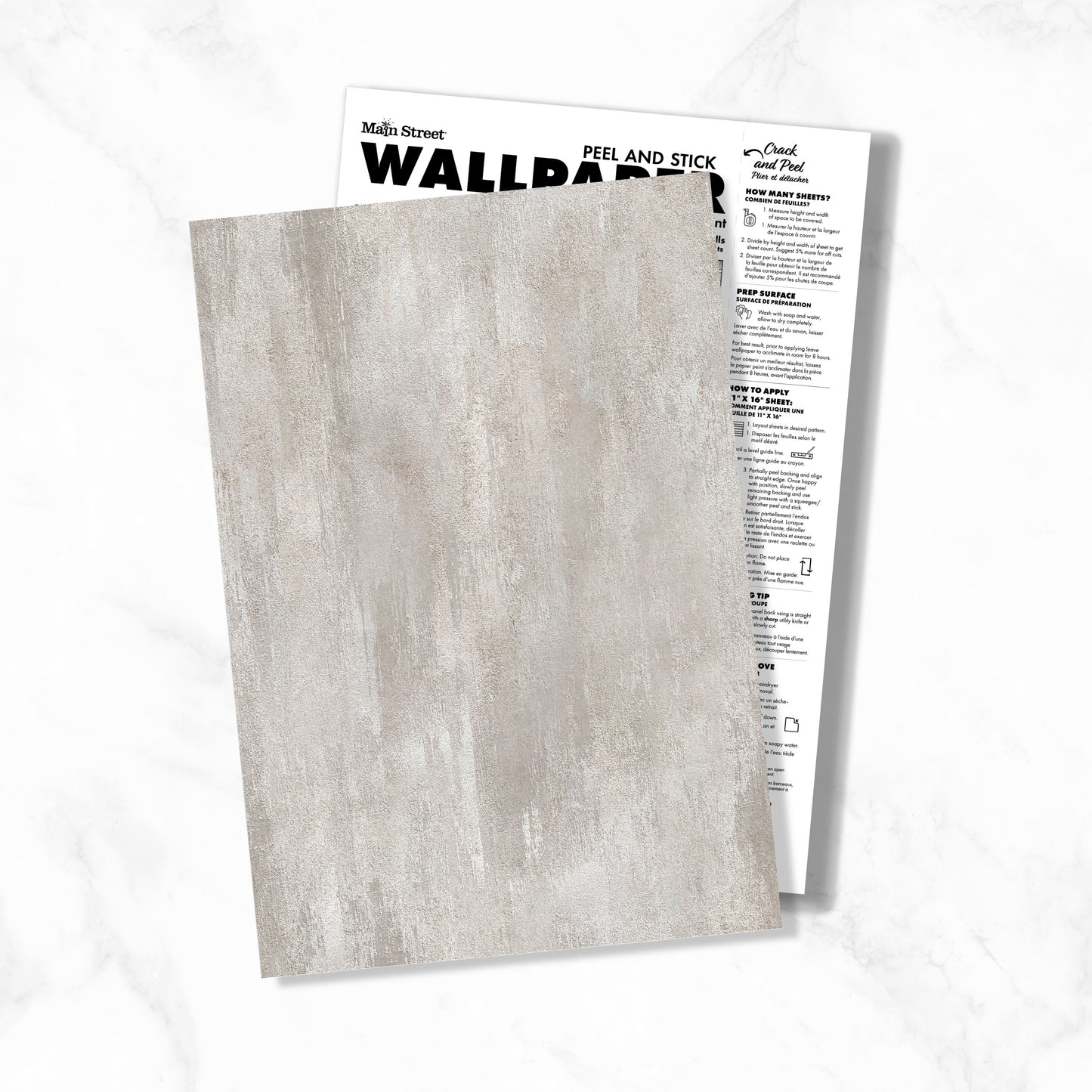 Eco-Friendly Peel and Stick Wallpaper Sheets 11” x 16” – Set the Tone