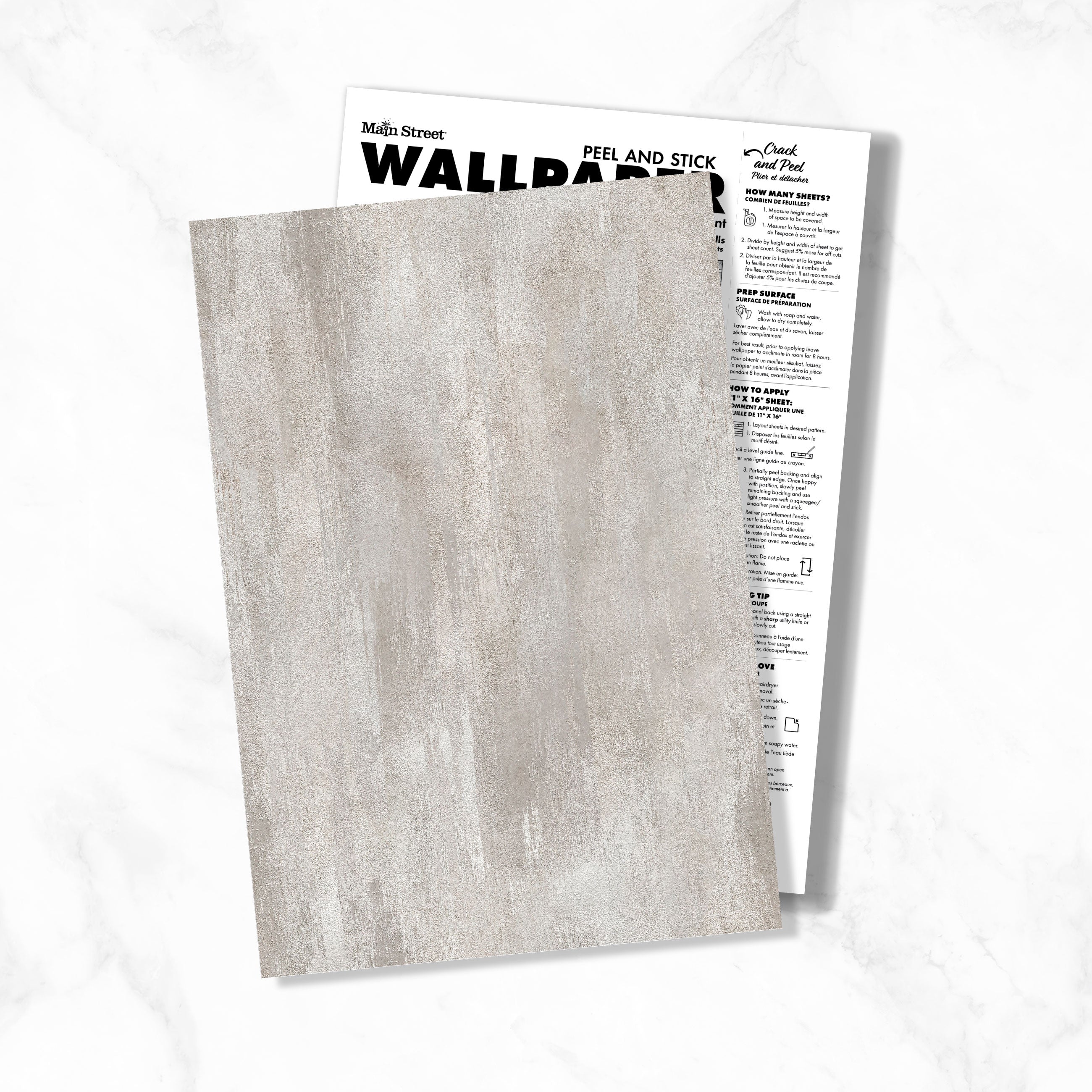 Set the Tone Peel & Stick Wallpaper Sheets – 12 Pack