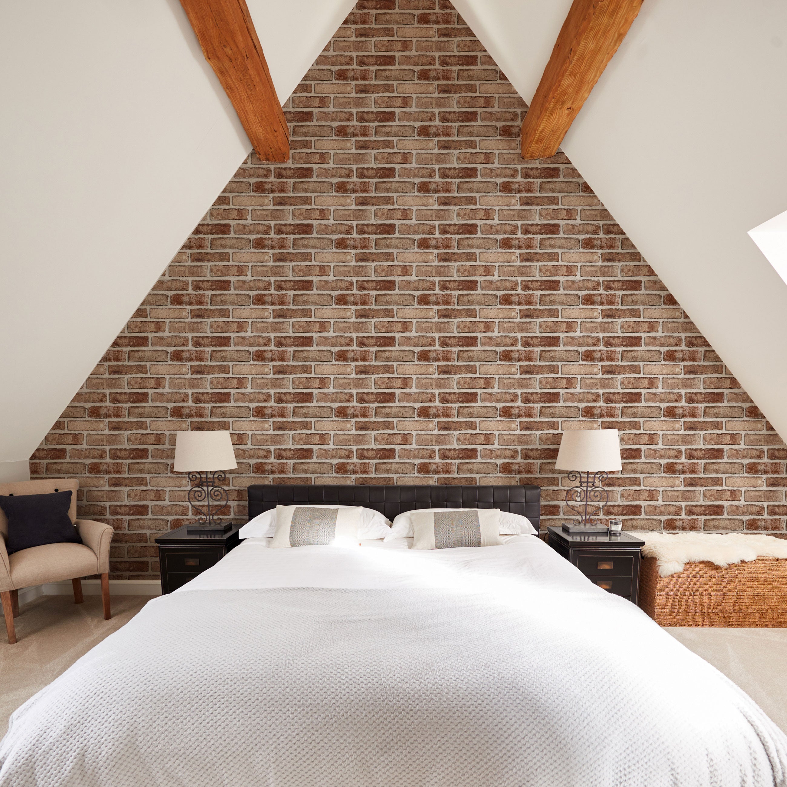 Solid Foundation Peel & Stick Wallpaper Sheets – 12 Pack