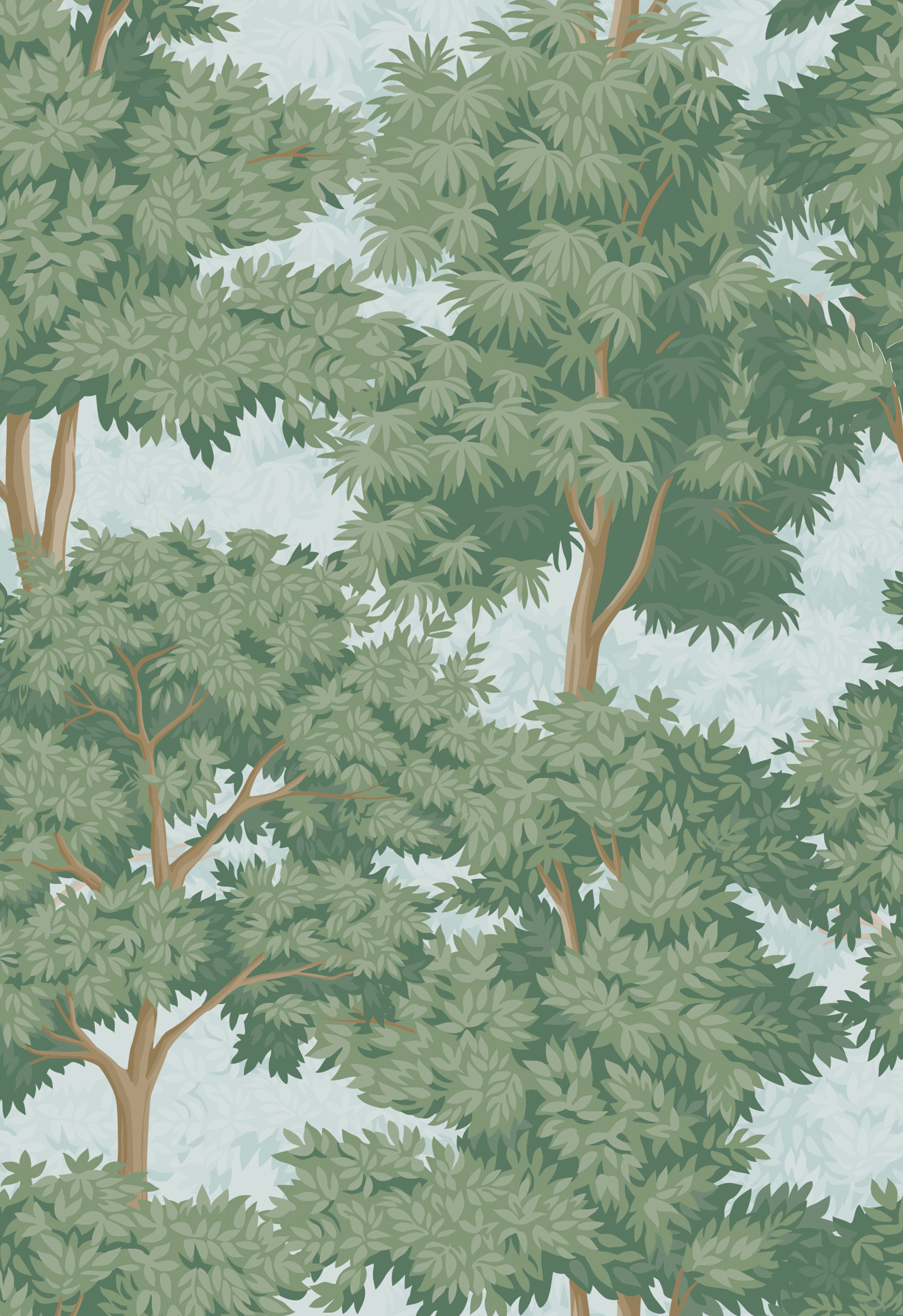 Toile Forest Peel & Stick Wallpaper Sheets – 12 Pack