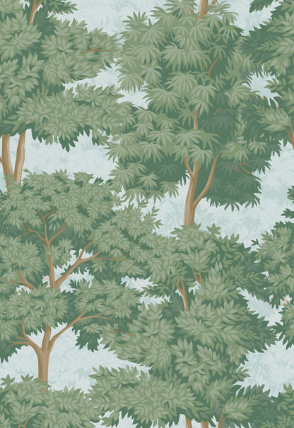 Peel and Stick Wallpaper Sheets – Toile Forest Design