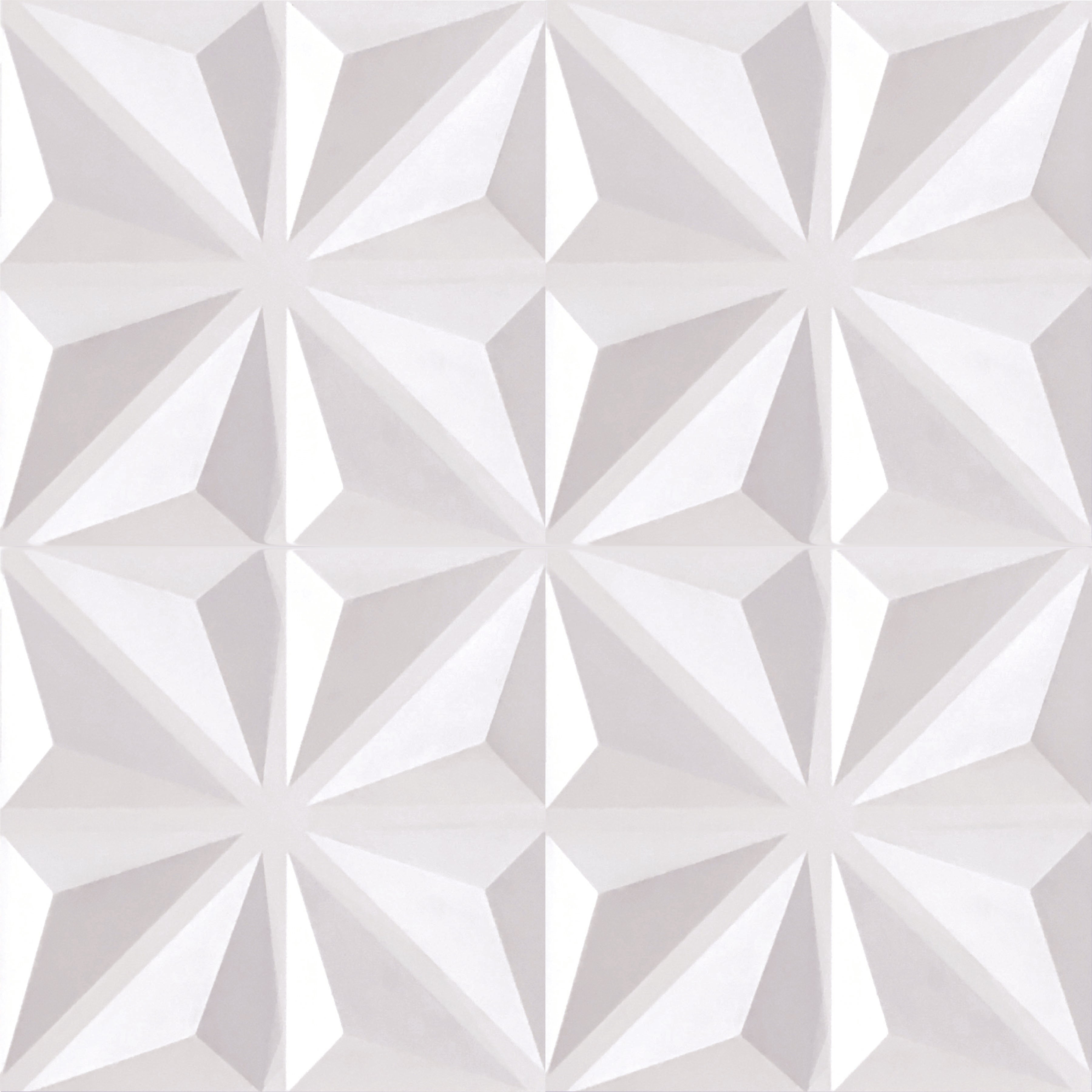 White Geo Peel and Stick Wall Tiles - 8 Pack