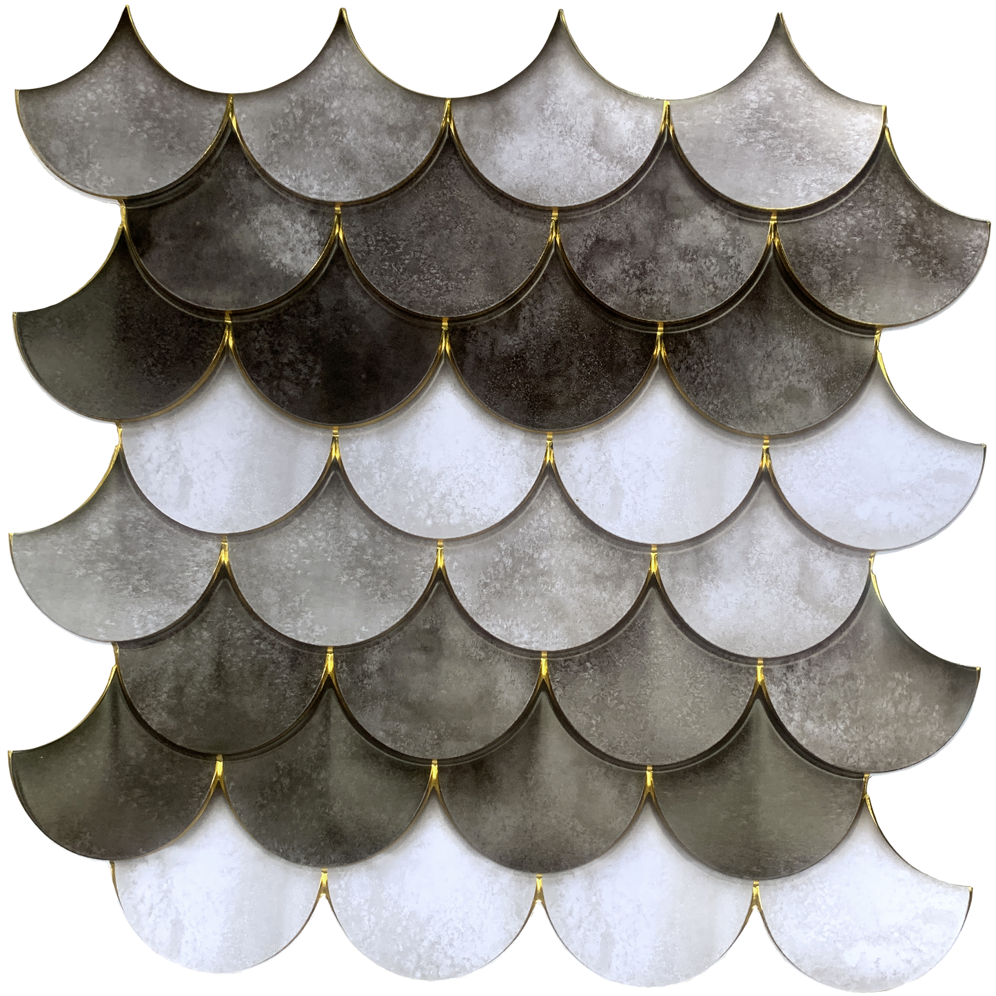 Peel and Stick Wall Tiles - Black & Grey Scales