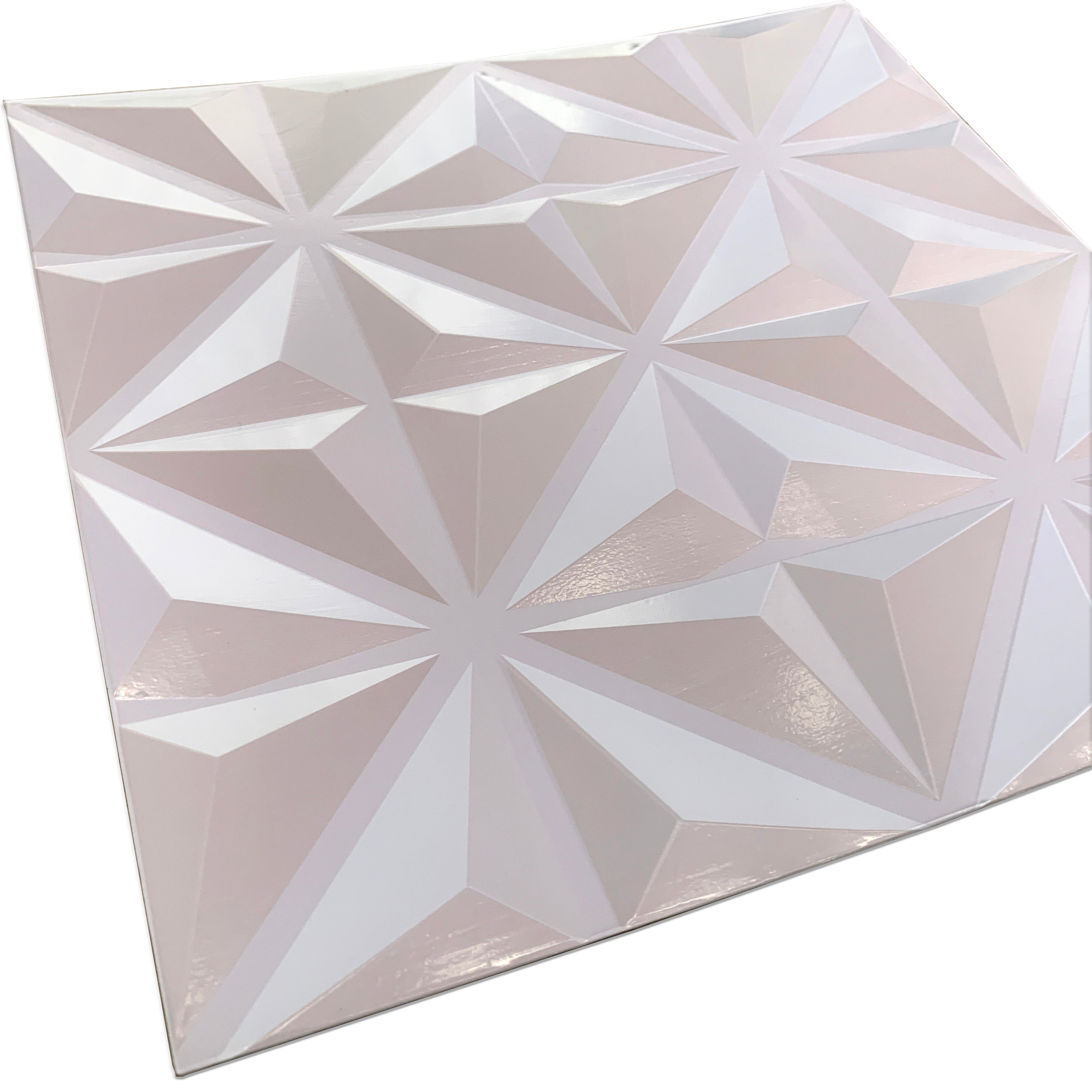 White Geo Peel and Stick Wall Tiles - 8 Pack