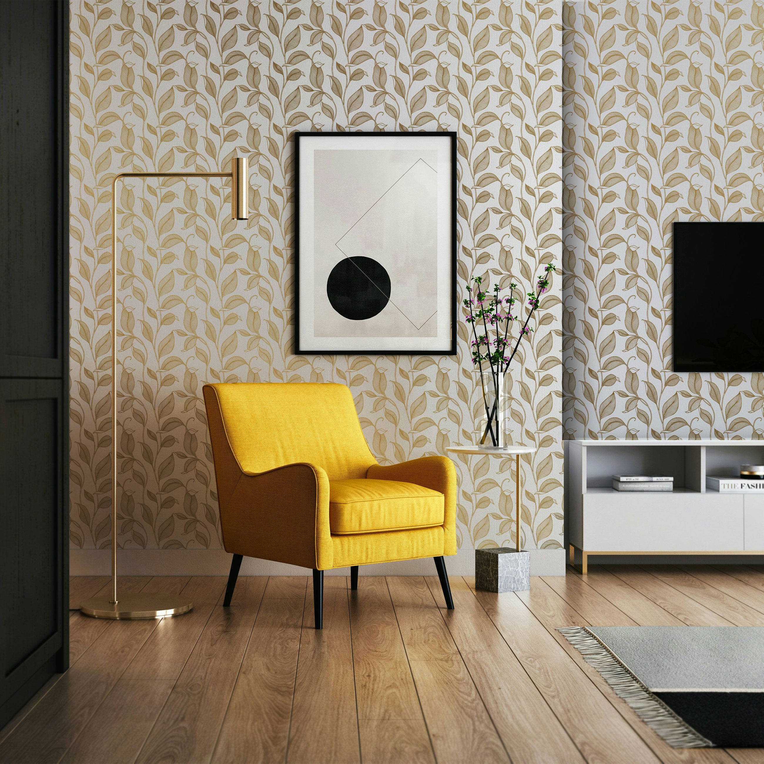 Weekend Plant Peel & Stick Wallpaper Sheets – 12 Pack