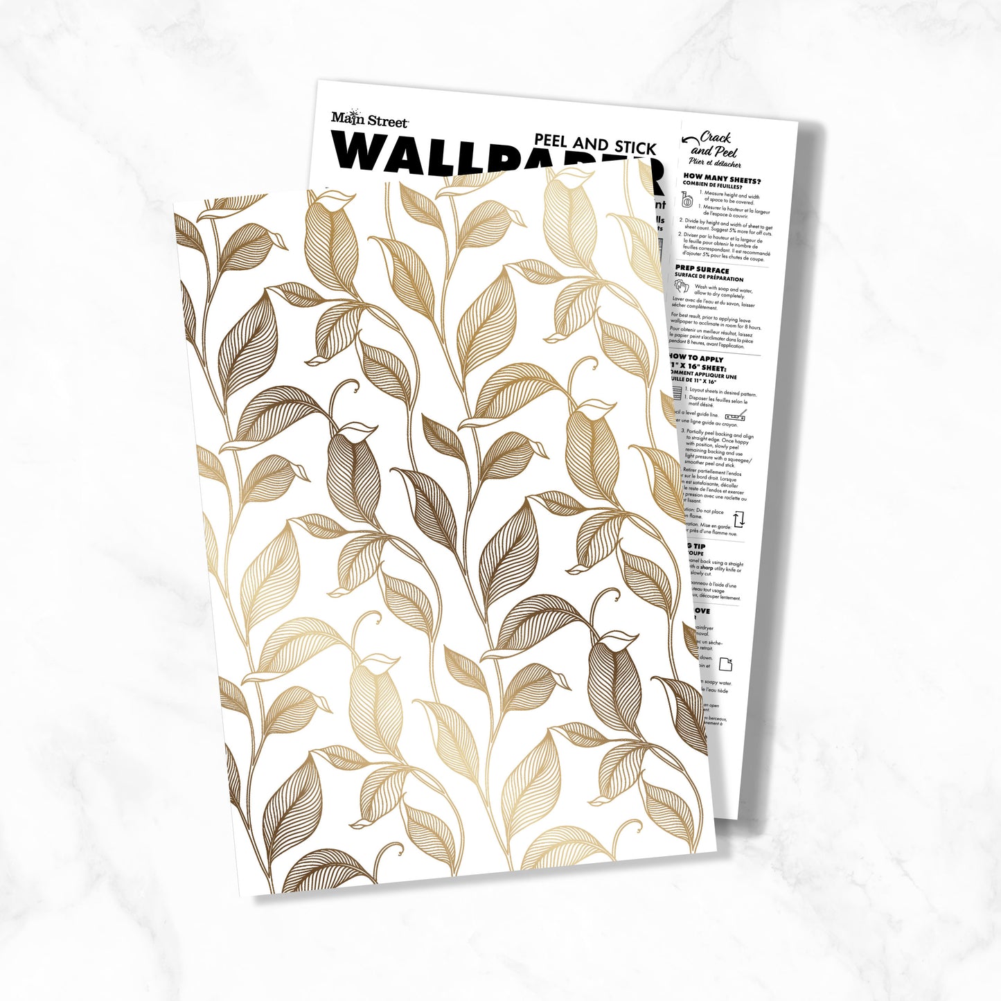 Eco-Friendly Peel and Stick Wallpaper Sheets 11” x 16” – Weekend Plant