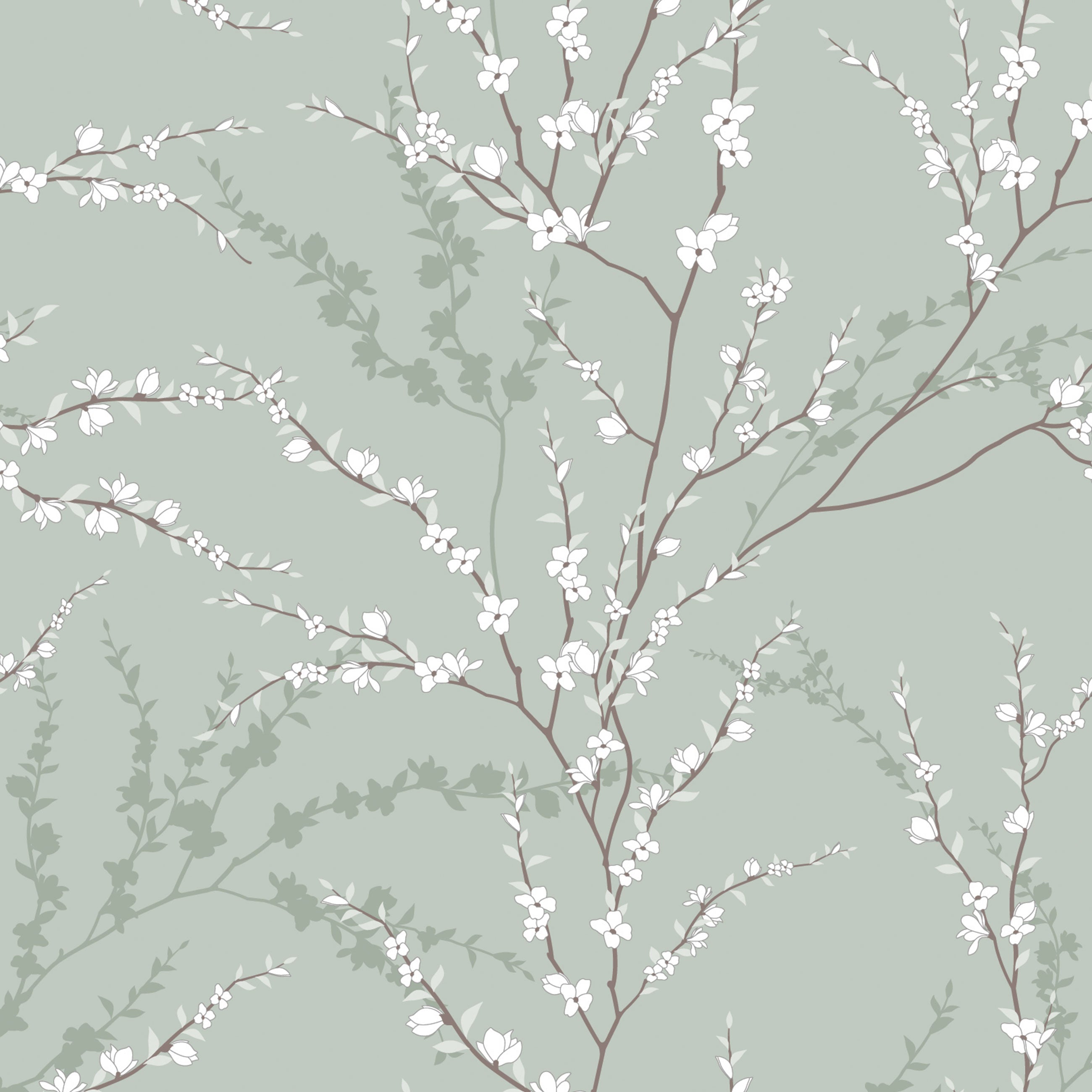 West Coast Branch Peel & Stick Wallpaper Sheets – 12 Pack