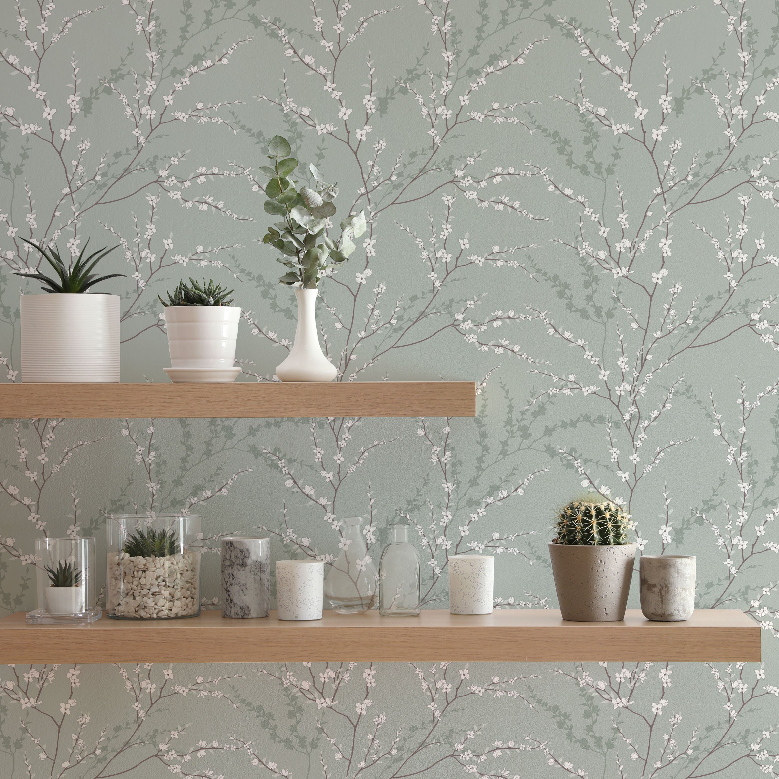 West Coast Branch Peel & Stick Wallpaper Sheets – 12 Pack