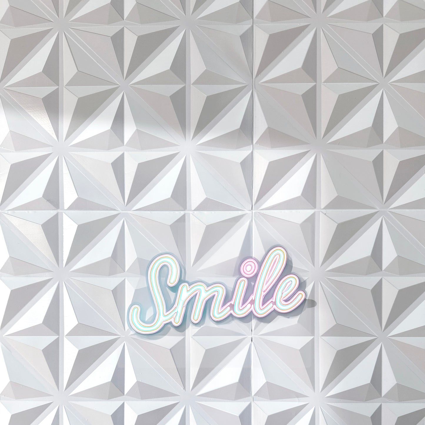 Peel and Stick Wall Tiles - White Geo