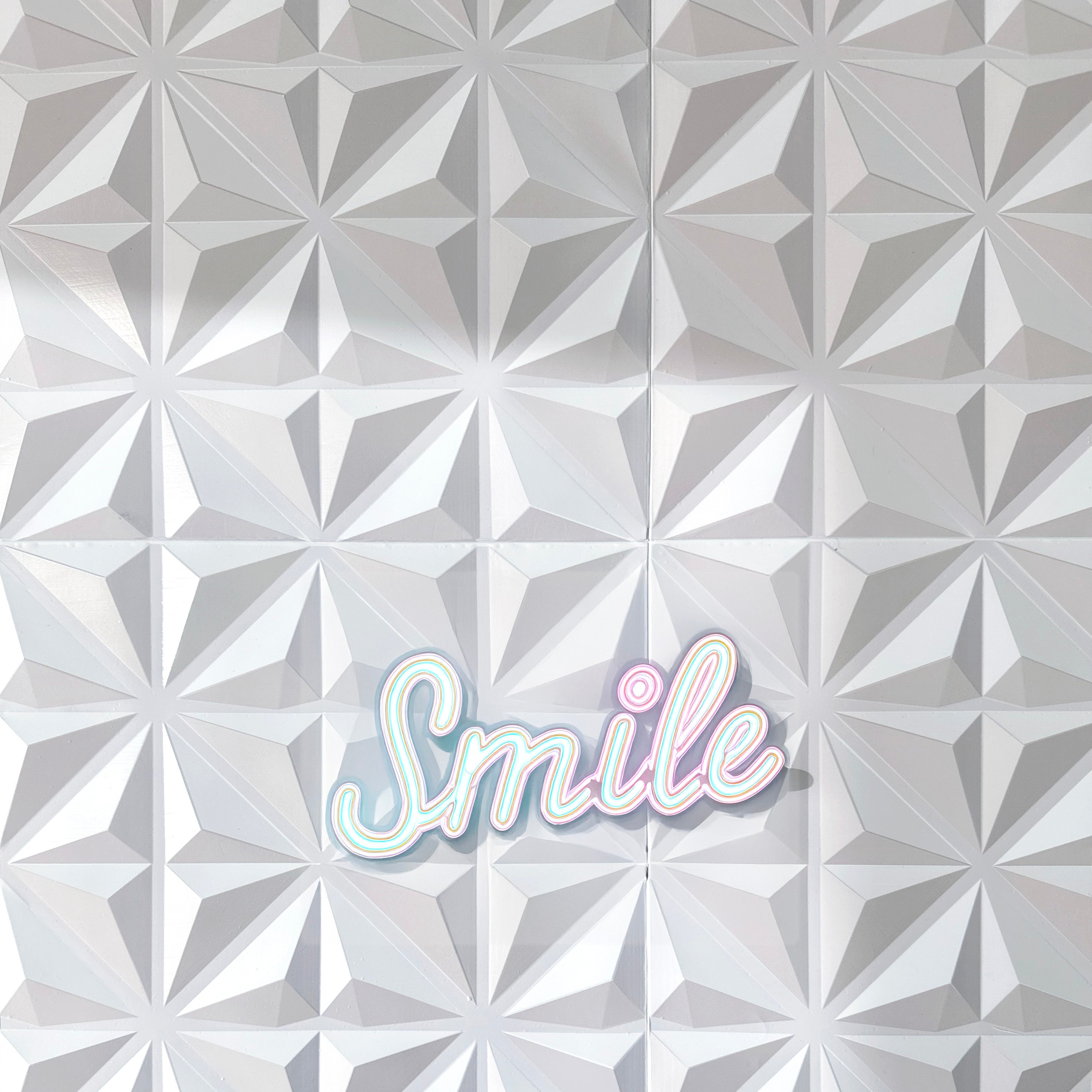 White Geo Peel and Stick Wall Tiles - 8 Pack