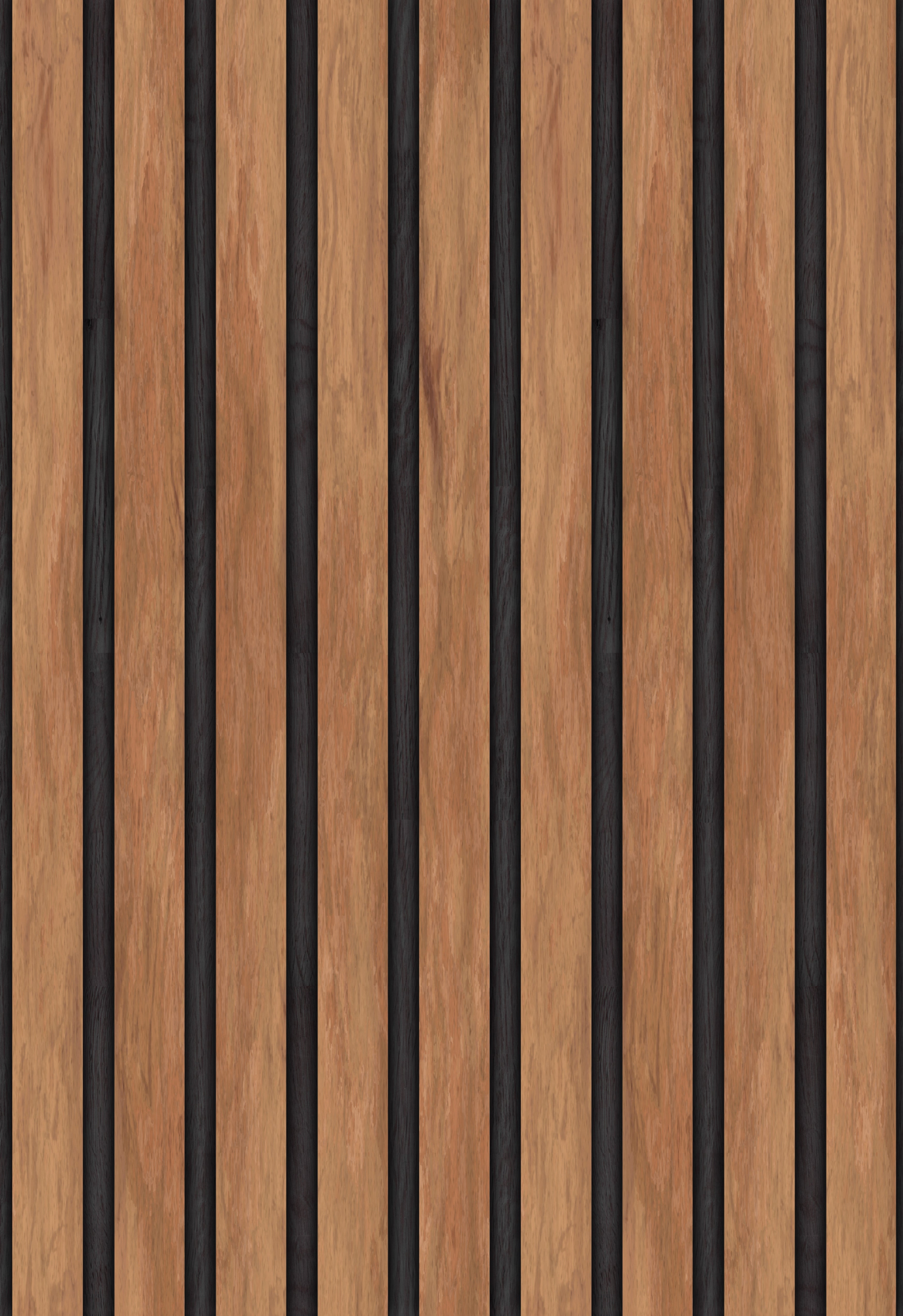 Wood Slat Panel Peel & Stick Wallpaper Sheets – 12 Pack