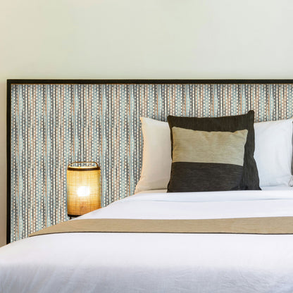 Peel and Stick Wallpaper Sheets – Woven Stripe Design